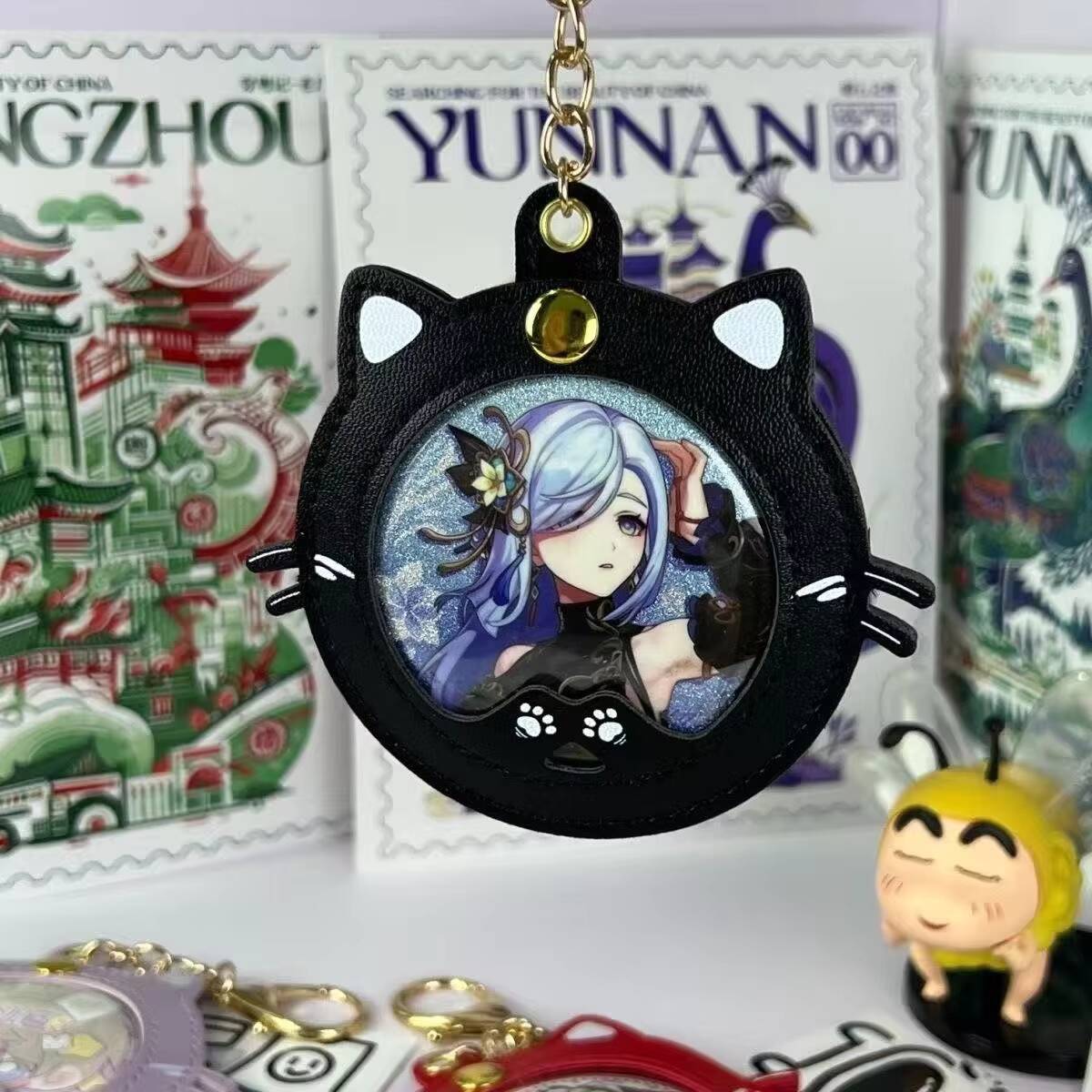 Anime Merchandise China - 귀여운 고양이 모양 배지 디스플레이 오리지널