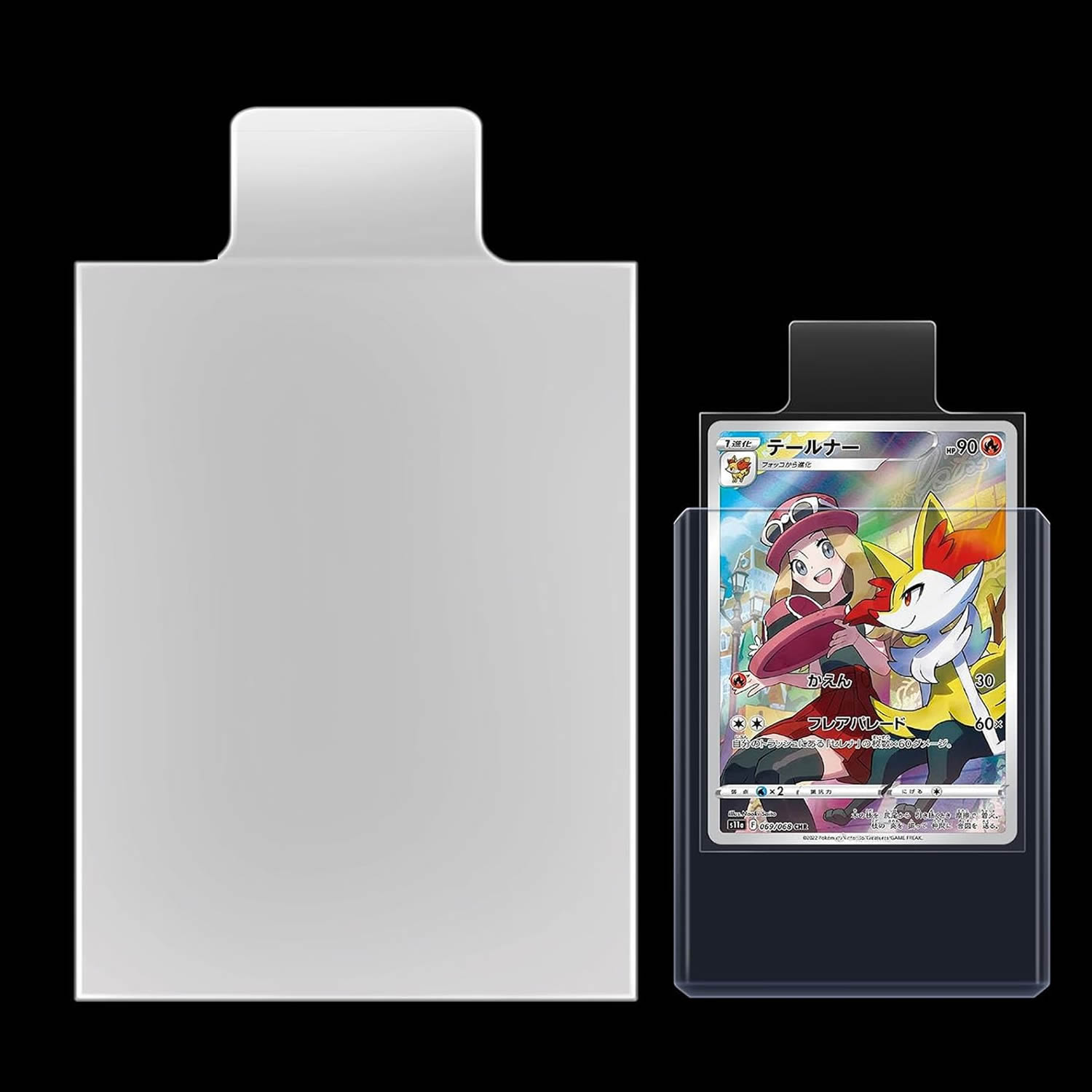 Collector Card Sleeve - 100-1000개 65*90mm 돌출형 투명 카드 슬리브