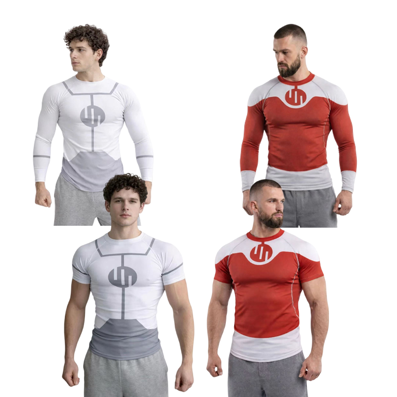 Anime Merchandise Men - 무적의 코스프레 래쉬가드 다이빙 티셔츠 BJJ