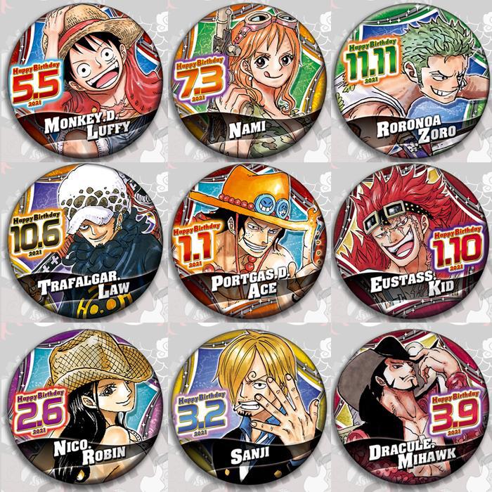 Anime Merchandise China - 원피스 애니메이션 배지 핀 세트 루피