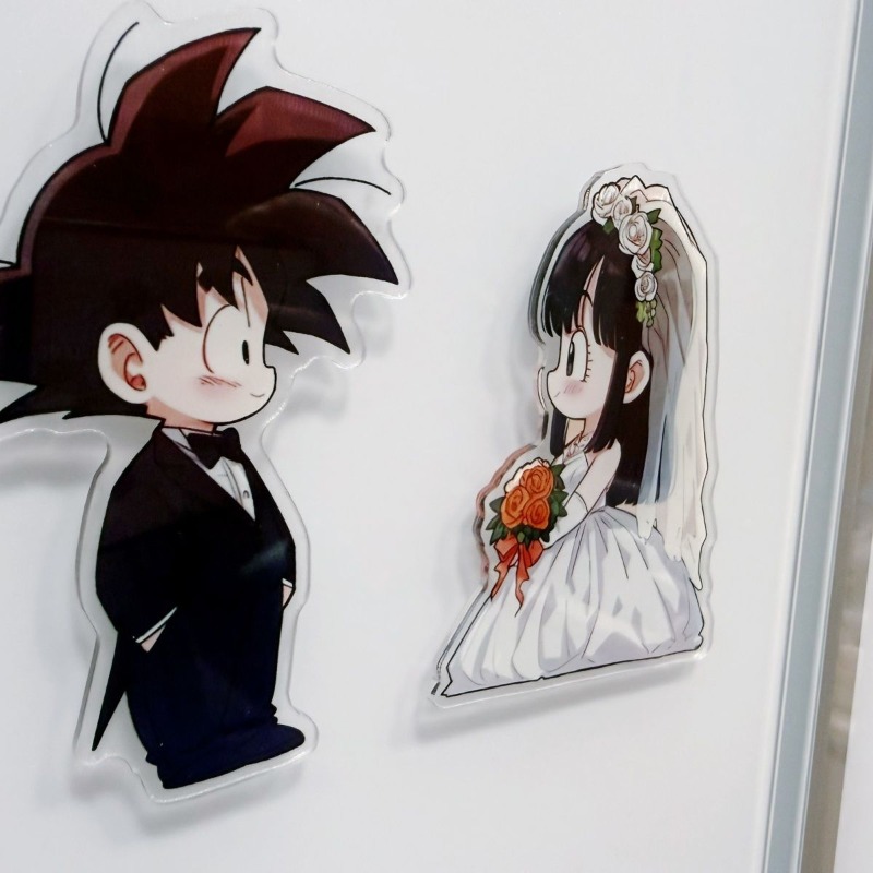 드래곤볼 만화 귀여운 웨딩드레스 테마 아크릴 냉장고 자 - Anime Merchandise Japan 리뷰 및 가격