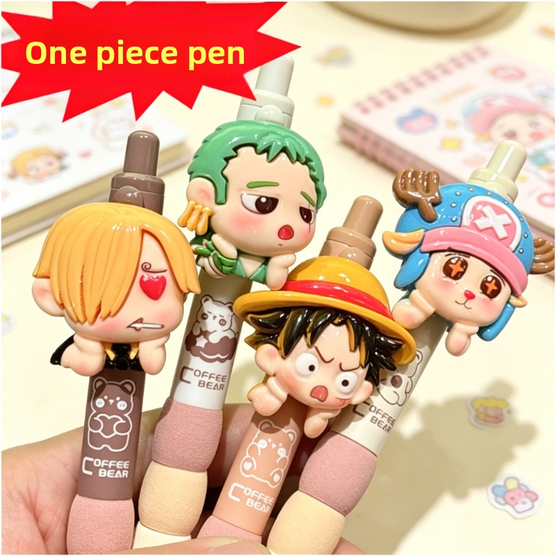 원피스 만화 캐릭터, 귀여운 젤 펜, 치비 스타일, 2 - Anime Merchandise Japan 리뷰 및 가격