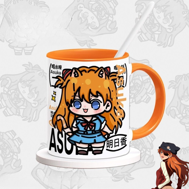 EVA 아스카 랭글리 소류 애니메이션 상품 만화 귀여운 - Anime Merchandise Mugs 리뷰 및 가격