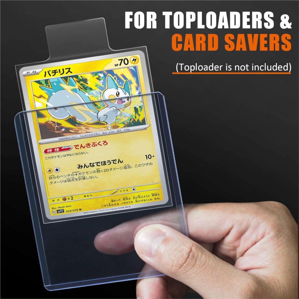 100-500Pcs 투명한 양각 탭형 카드 슬리브 보호 - Collector Card Sleeve 리뷰 및 가격